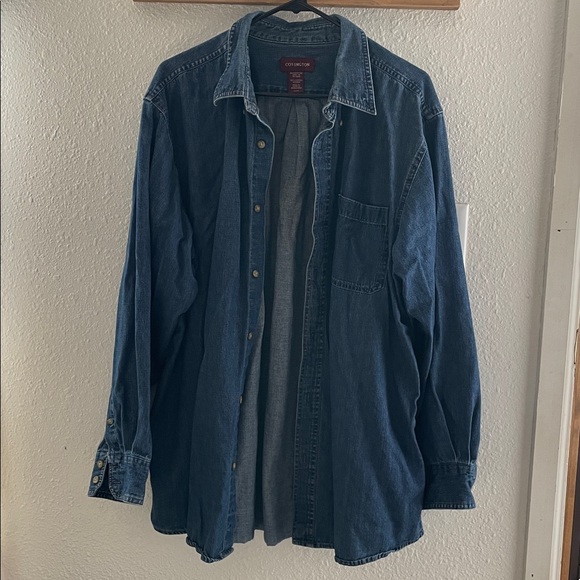 Denim Button Down - Picture 2 of 4